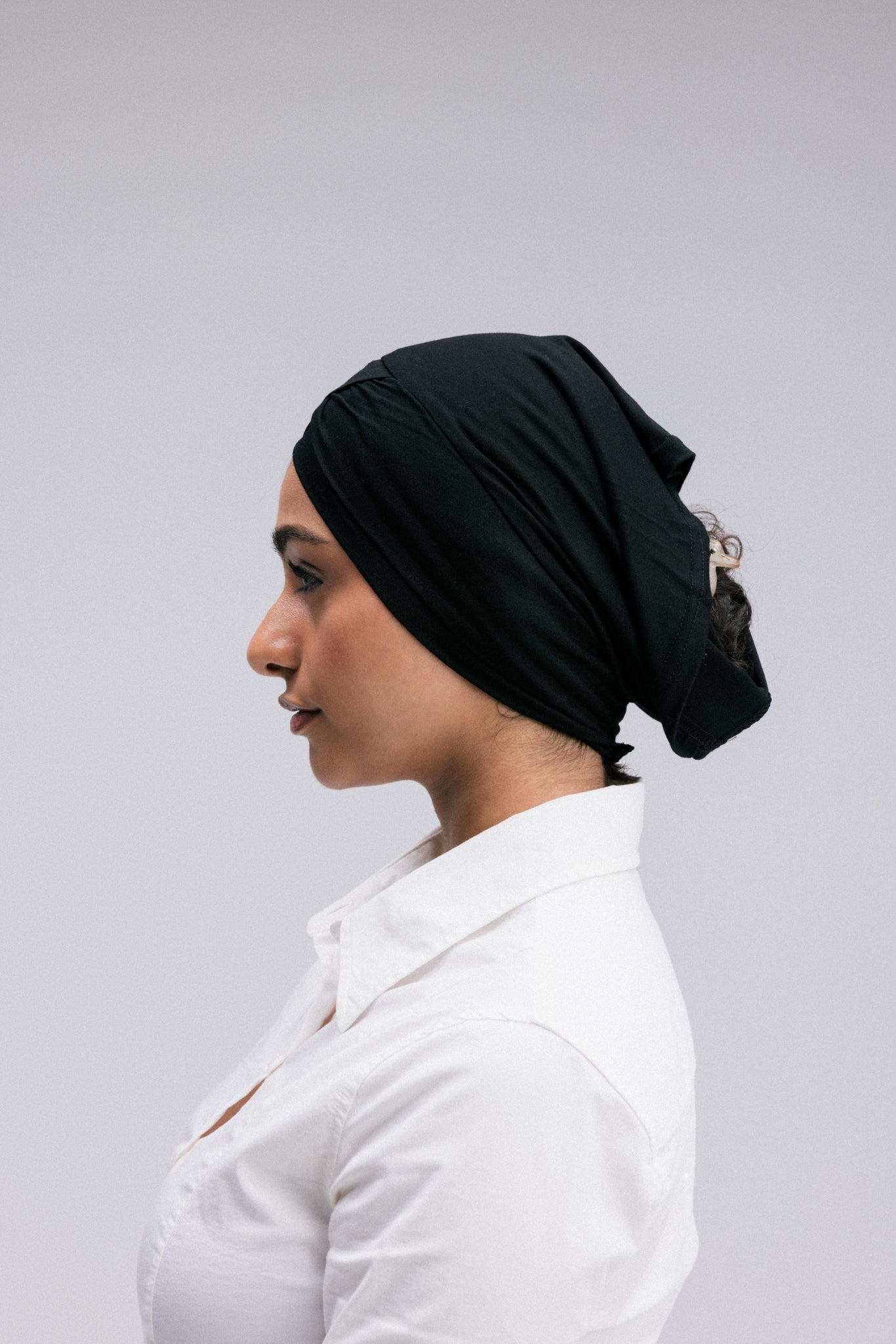 Overlay hijab undercaps featuring a stylish  criss cross design.