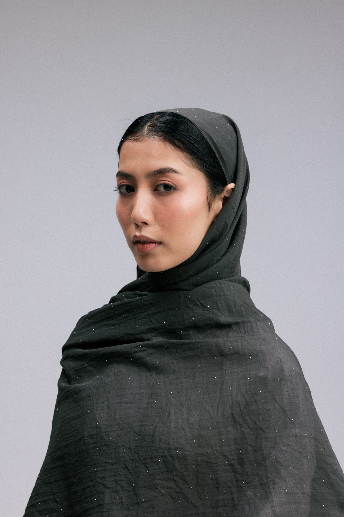 Woven Crystal Headscarf
