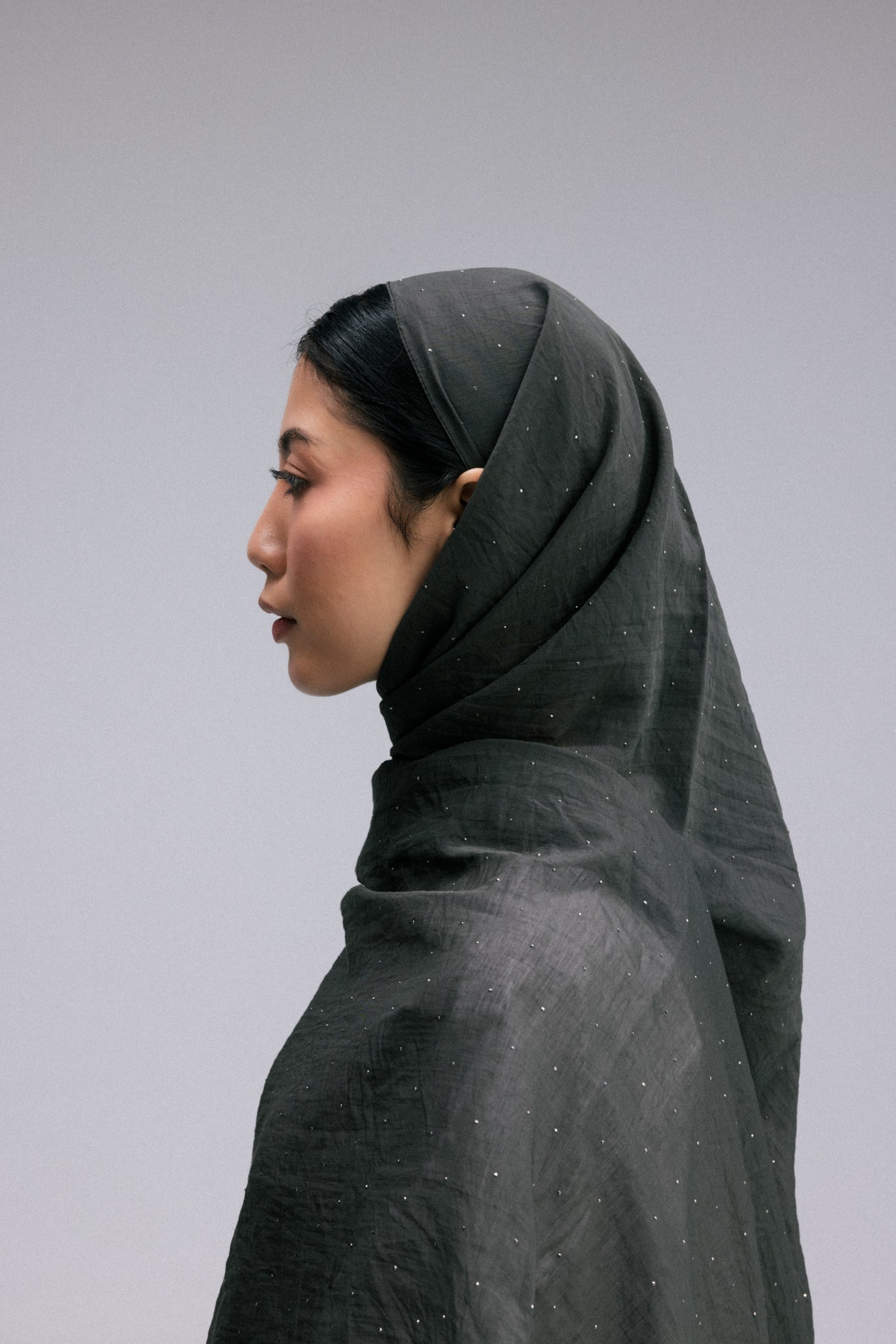 Woven Crystal Headscarf