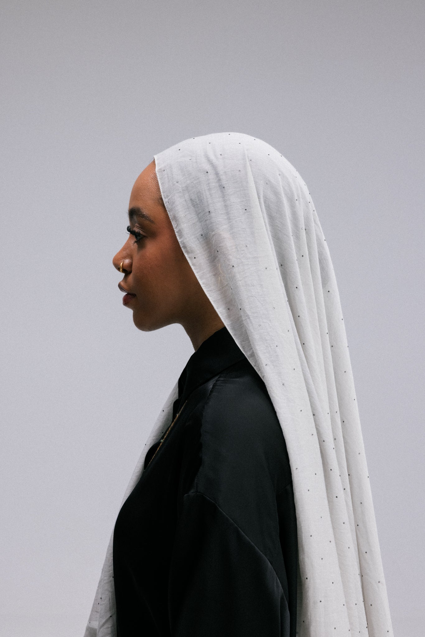 Woven Crystal Headscarf