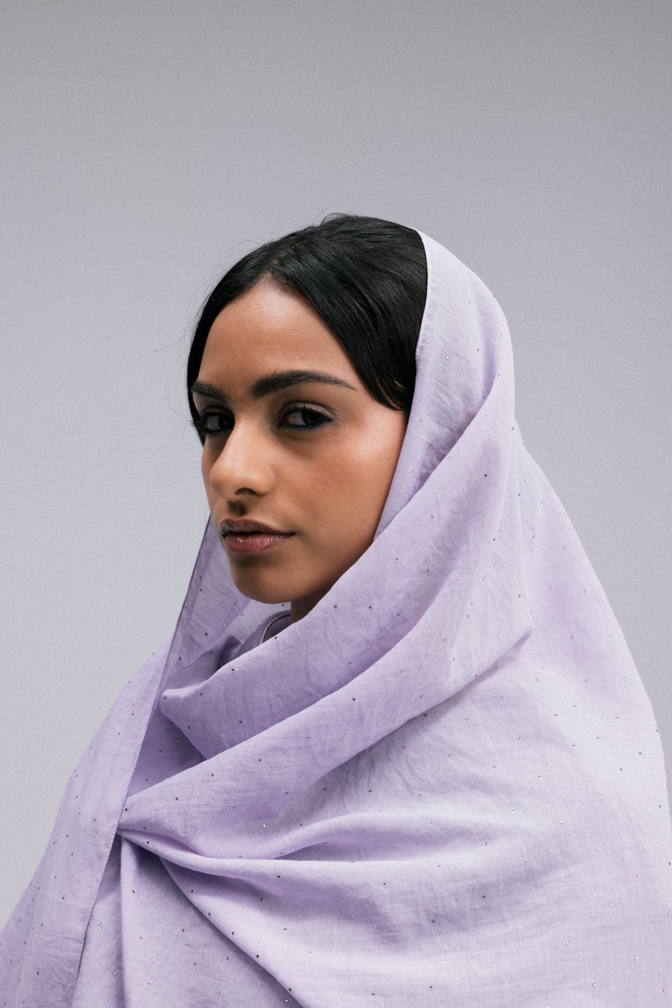 Woven Crystal Headscarf