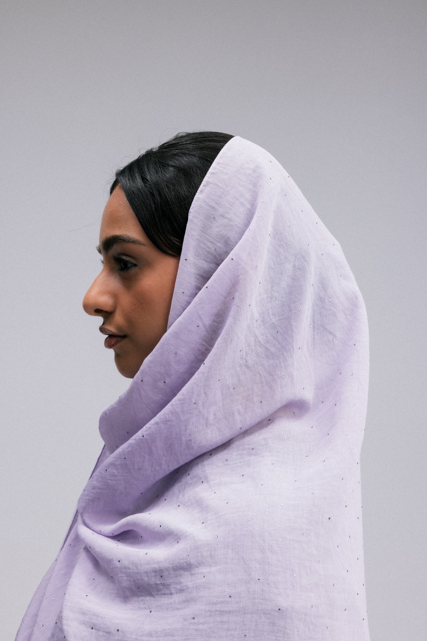 Woven Crystal Headscarf