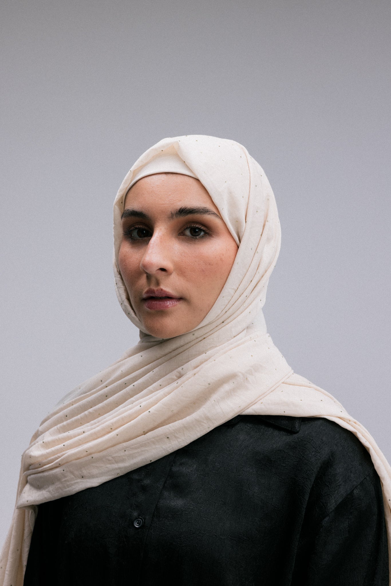 Woven Crystal Headscarf