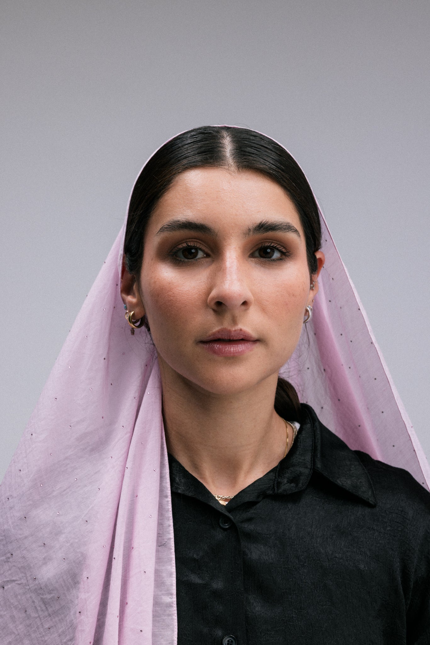 Woven Crystal Headscarf