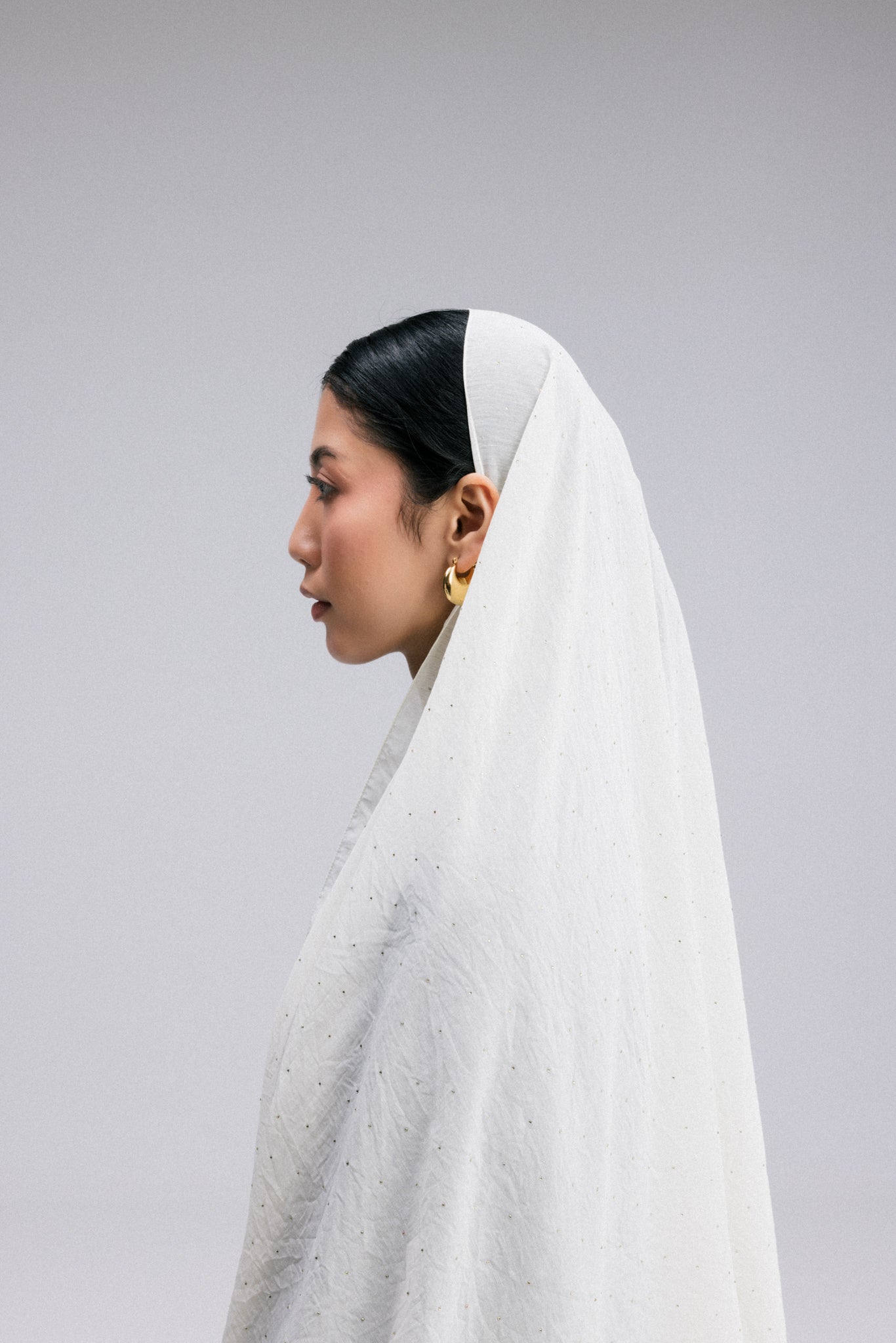 Woven Crystal Headscarf