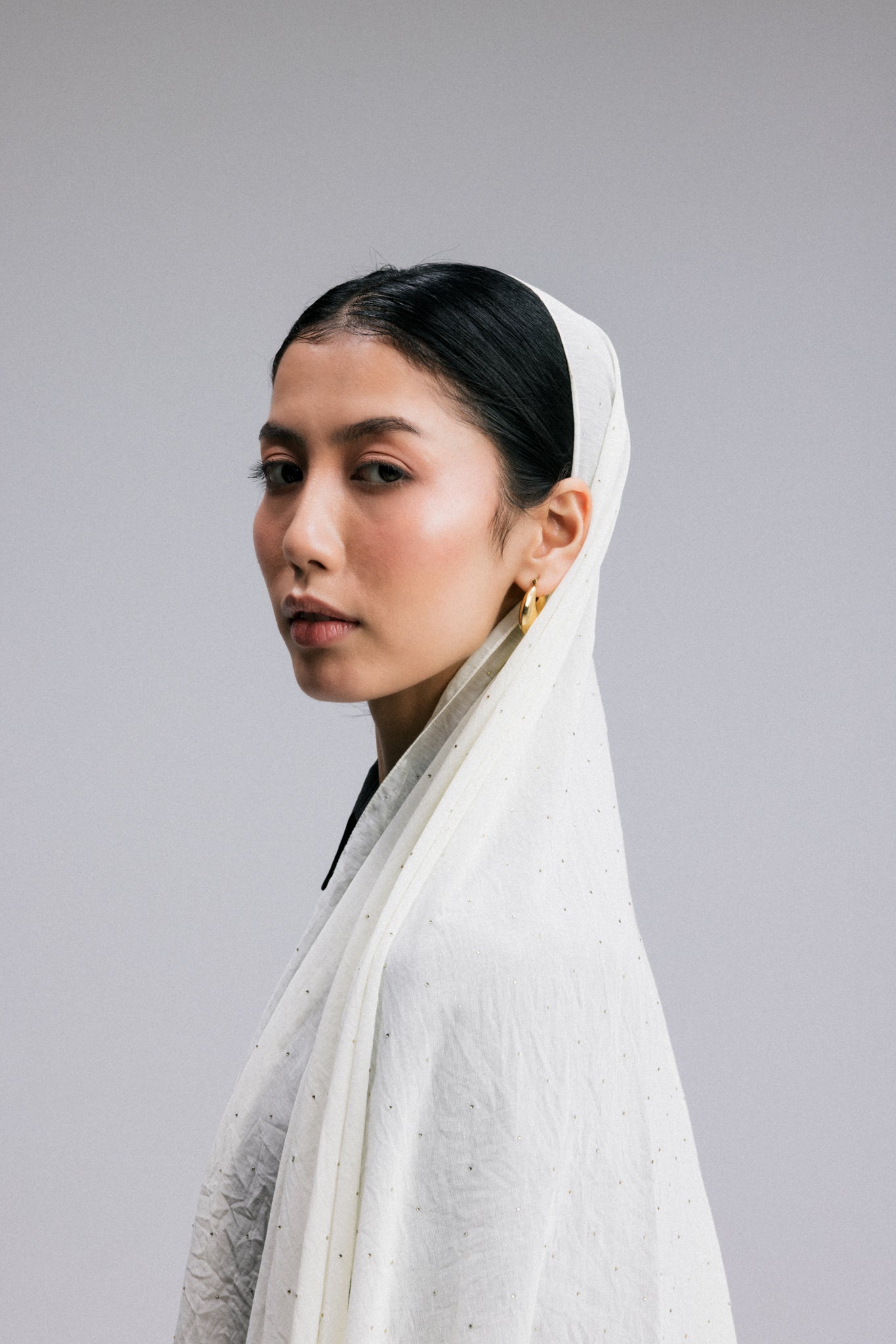 Woven Crystal Headscarf